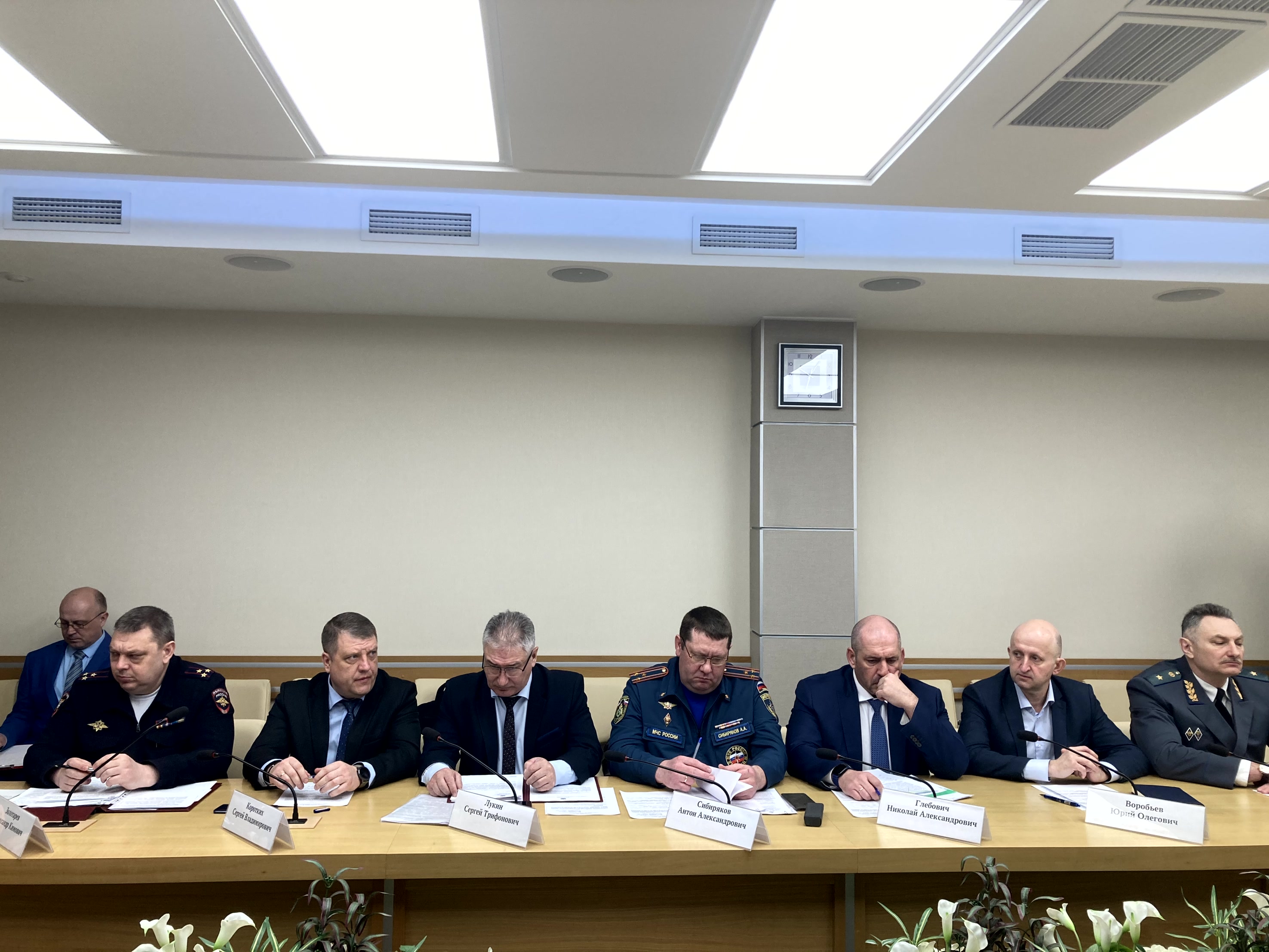 Заседание Областной комиссии по обеспечению безопасности дорожного движения в Томске